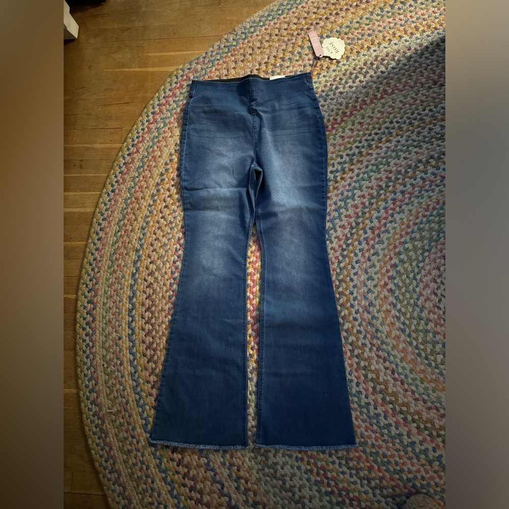 Boho hi rise flare Large - pull on!